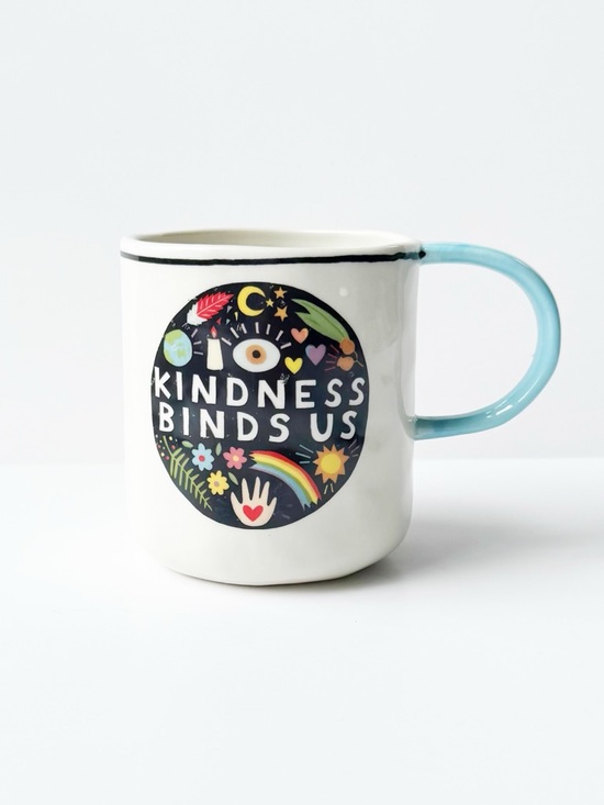Anthropologie Other - Luke John Matthew Arnold for Anthropologie Kindness Binds Us Rainbow Mug | NWOT